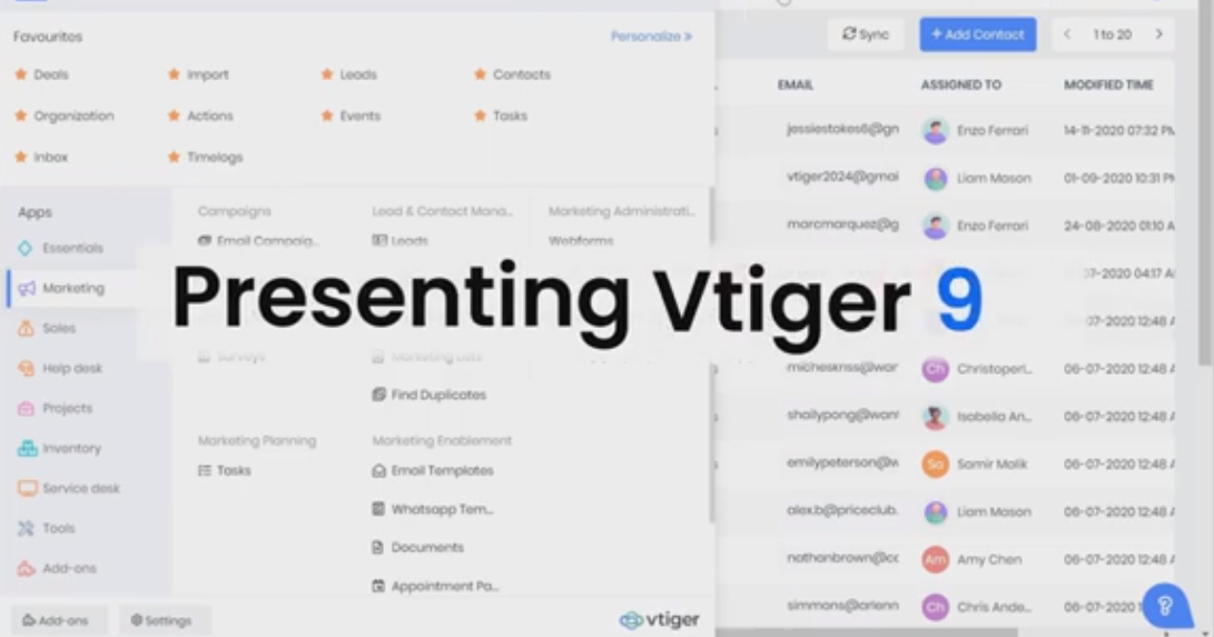 Why vtiger Stands Out